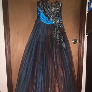 Peacock Prom Dress